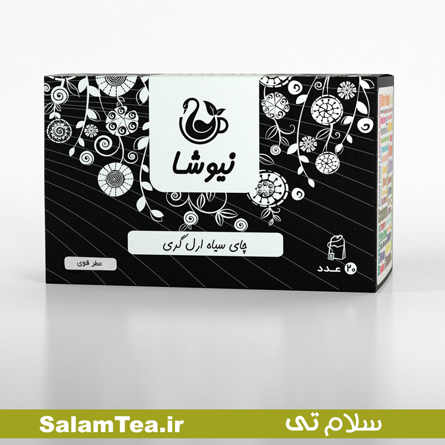 چای سیاه ارل گری نیوشا (20 عددی عطر قوی)