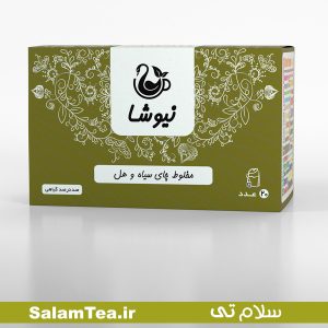 مخلوط چای سیاه و هل نیوشا (20 عددی)