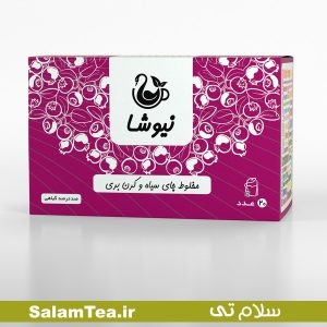 مخلوط چای سیاه و کرن بری نیوشا (20 عددی)